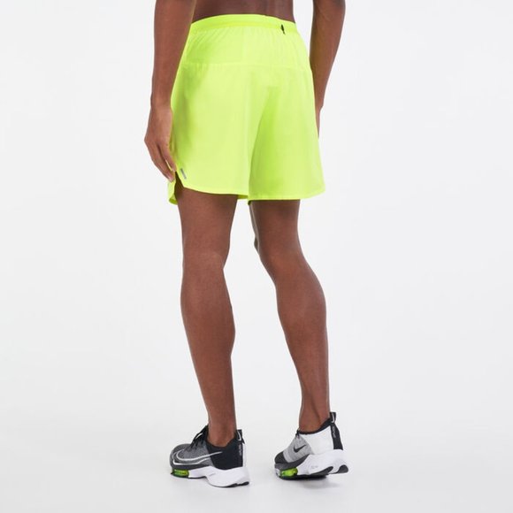 Nike Flex Stride Mens 7" Brief Liner Running Gym Training Shorts Yellow Volt - Picture 4 of 6